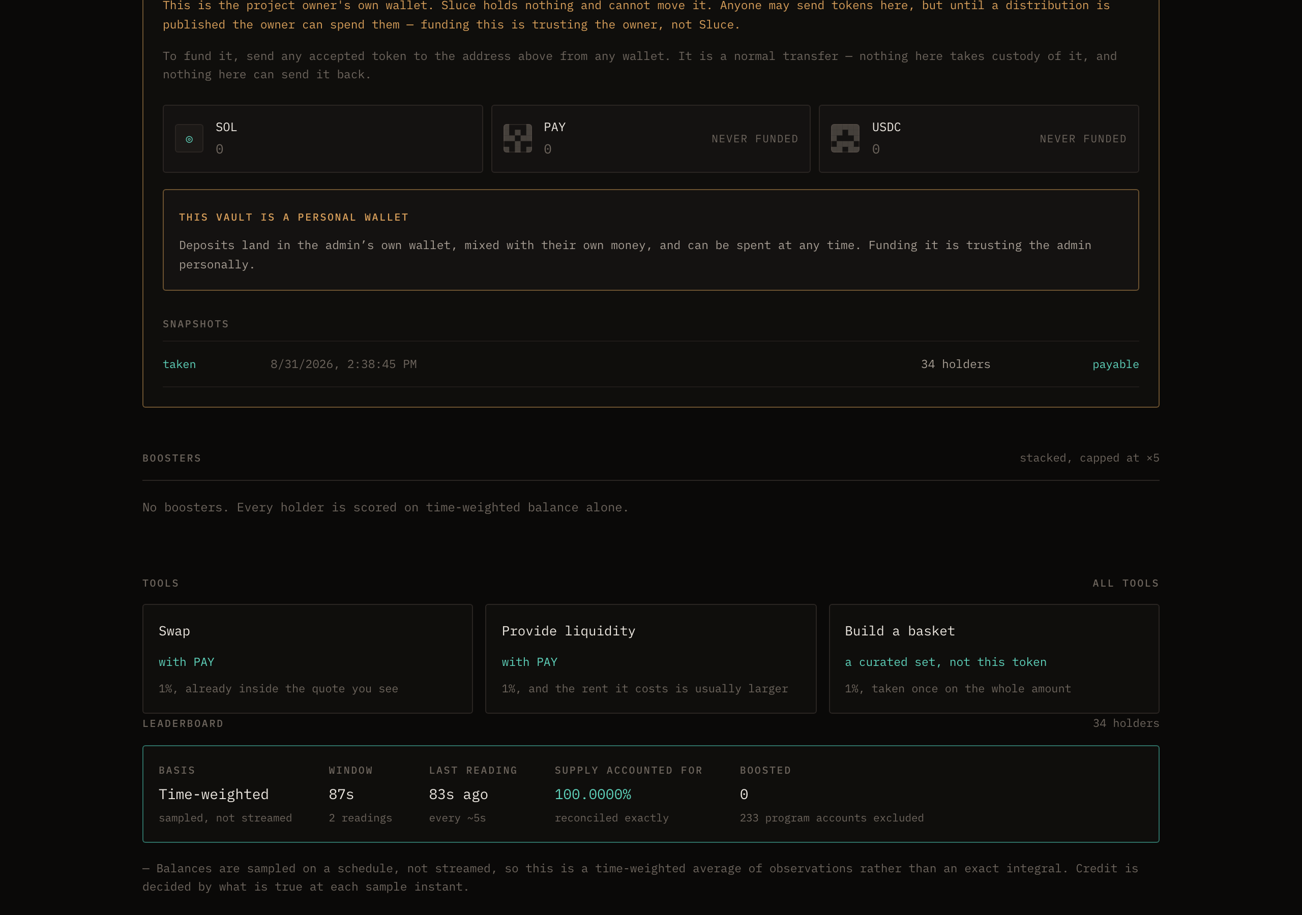 The add boosters, if you want them screen